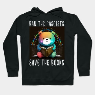 save the books Kawaii  Reader Books For Book Nerd Cute kawaii panda Reading Hoodie